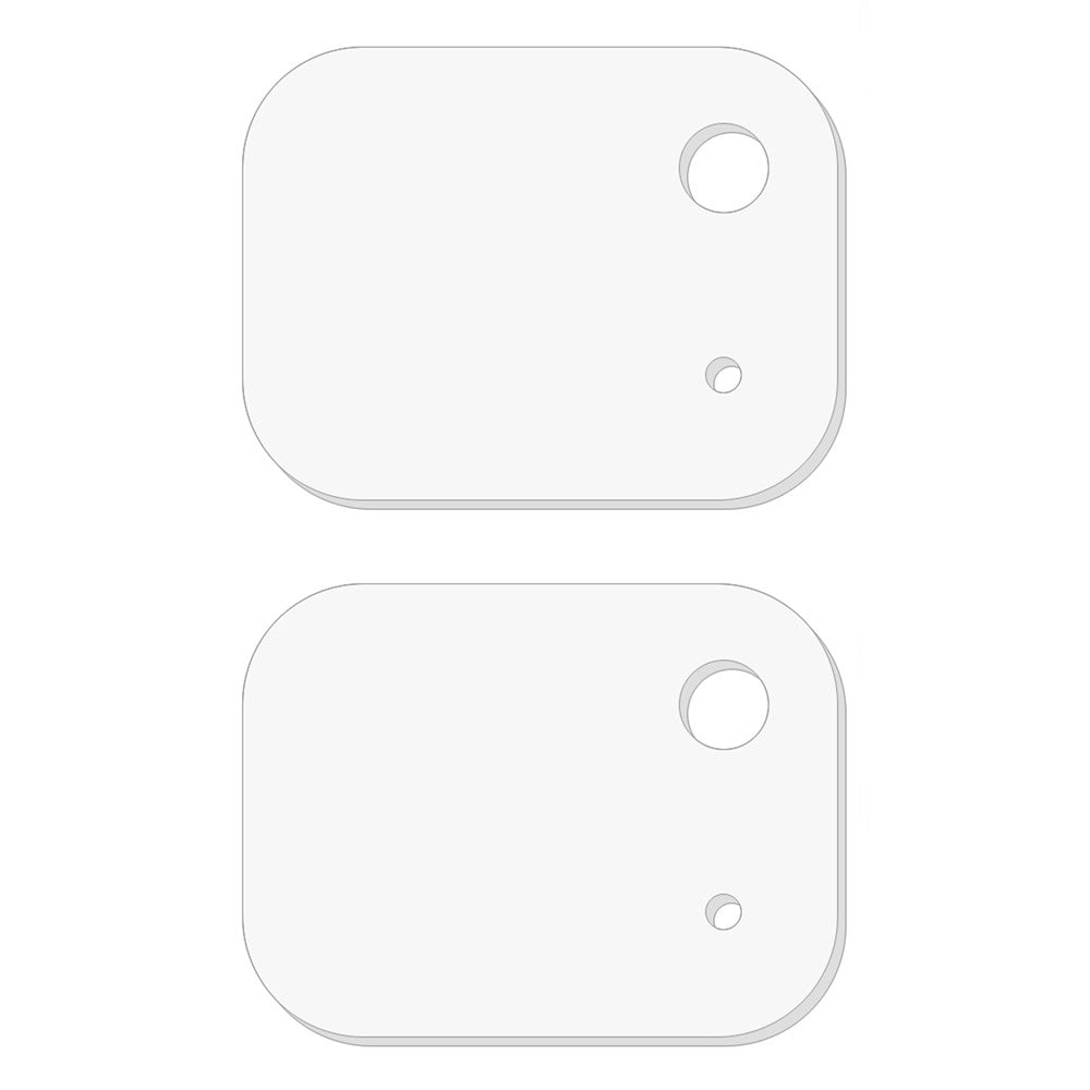 2Pcs For Google Pixel 9 Pro Fold 5G Camera Lens Protector 3D Arc Edge Anti-Scratch Tempered Glass Lens Film
