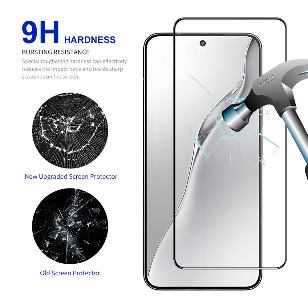ENKAY HAT PRINCE For Xiaomi 15 Screen Protector   Silk Print 0.18mm Tempered Glass (Fingerprint Unlock)