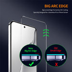 ENKAY HAT PRINCE For Xiaomi 15 2Pcs Screen Protector   Fingerprint Unlock 0.18mm High Aluminum-Silicon Glass