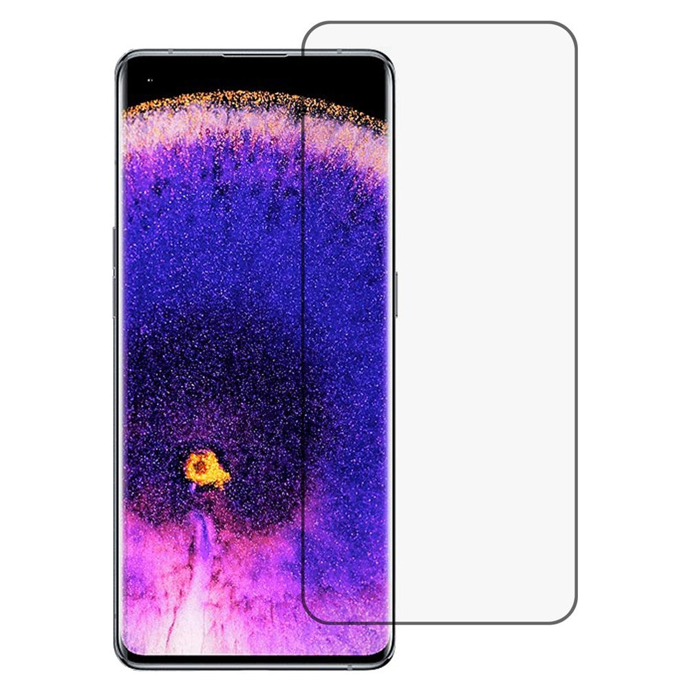 Telefonbeskyttelsesfilmskærm til Oppo Find X5 / Realme GT Explorer Master, Buet fuldt dækkende siliciumcarbid HD klar skærmbeskytter