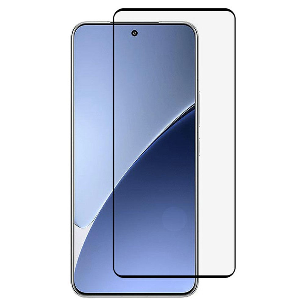 Xiaomi 15 Ultra / 15S Pro / 15 Pro skärmskydd med silkestryck, 3D-film av hög aluminium-kiselglas (fingeravtryckslåsning)