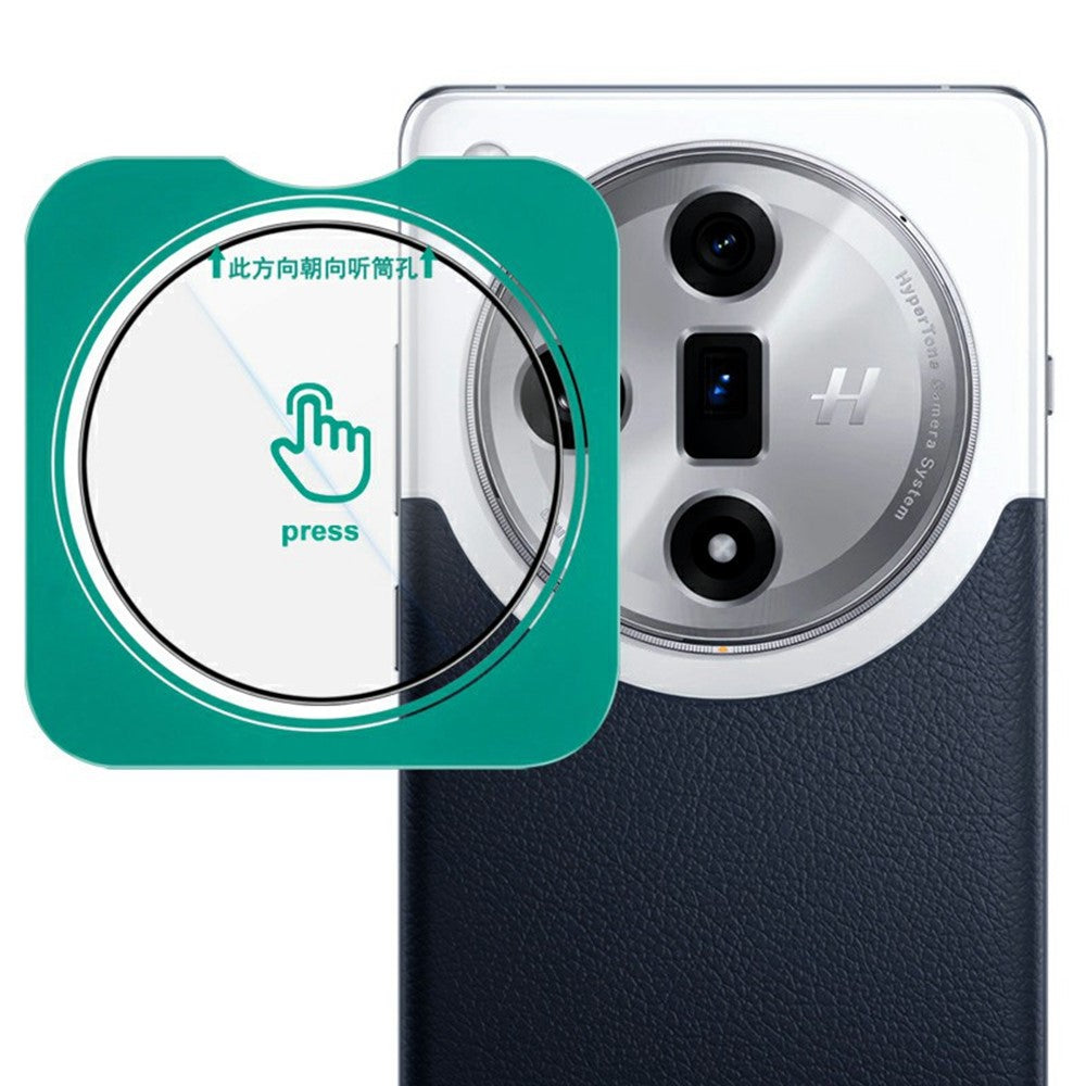 IMAK För Oppo Find X7 Ultra / Find X7 5G Kameralinsskydd Härdat Glas Linsfilm med Självpositionerande Ram
