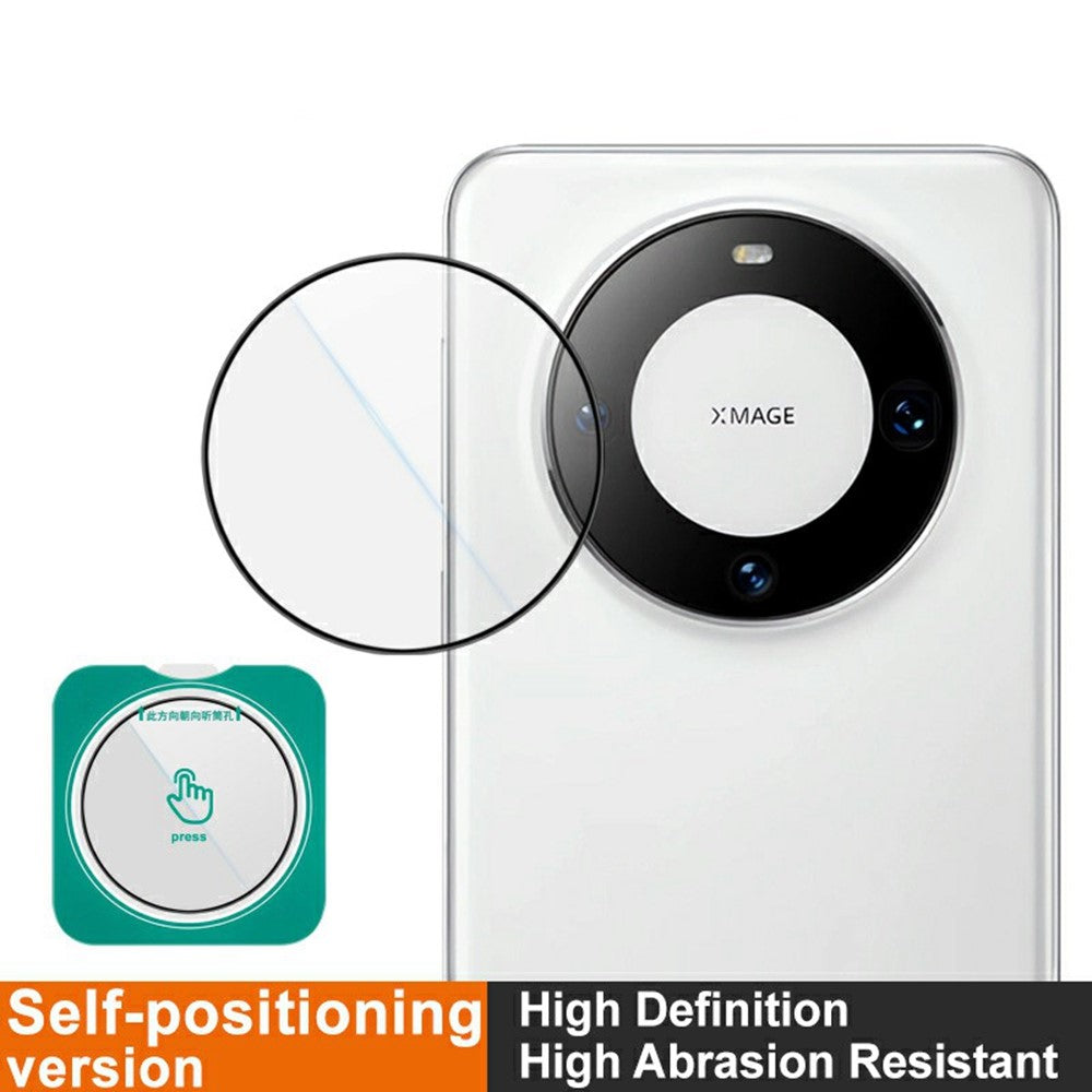 IMAK For Huawei Mate 60 Pro / Mate 60 Pro+ Camera Lens Protector Tempered Glass Lens Film with Self-Positioning Frame