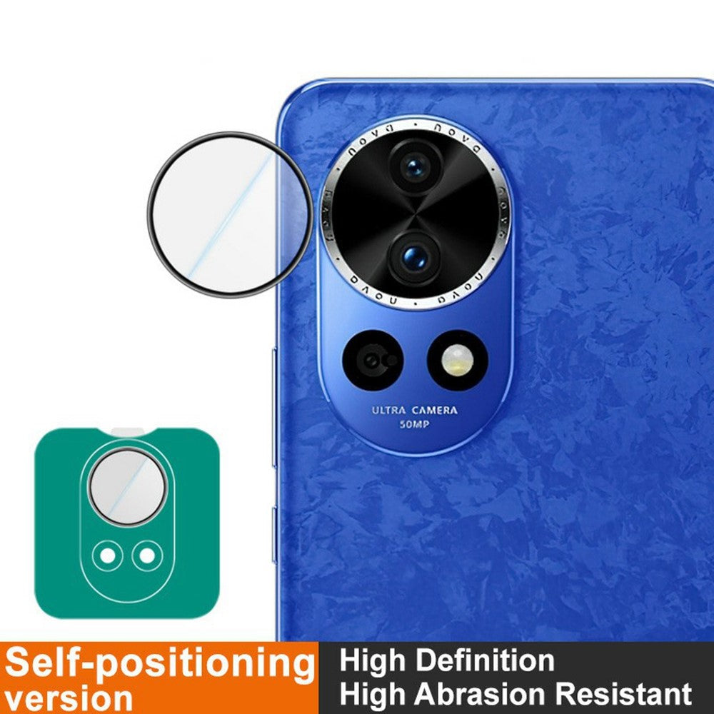 IMAK For Huawei nova 13 5G / nova 12 5G Camera Lens Protector Tempered Glass Lens Film with Self-Positioning Frame