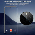 IMAK For Honor Magic7 5G Camera Lens Protector Tempered Glass Lens Film with Self-Positioning Frame