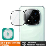 IMAK For Xiaomi Redmi Note 14 Pro+ 5G Camera Lens Protector Tempered Glass Lens Film with Self-Positioning Frame