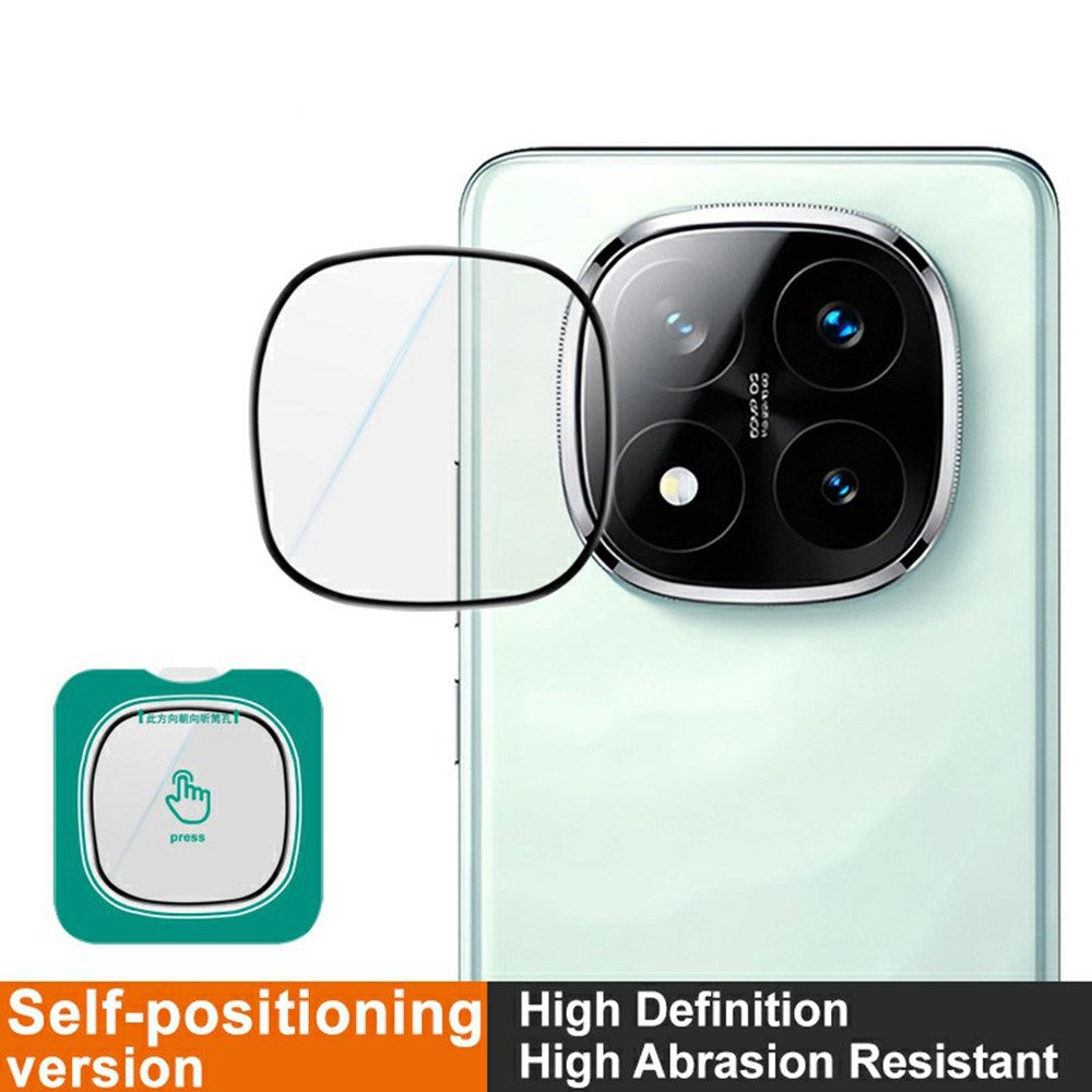 IMAK For Xiaomi Redmi Note 14 Pro+ 5G Camera Lens Protector Tempered Glass Lens Film with Self-Positioning Frame