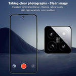 IMAK For Xiaomi 14 Camera Lens Protector Tempered Glass Lens Film with Self-Positioning Frame