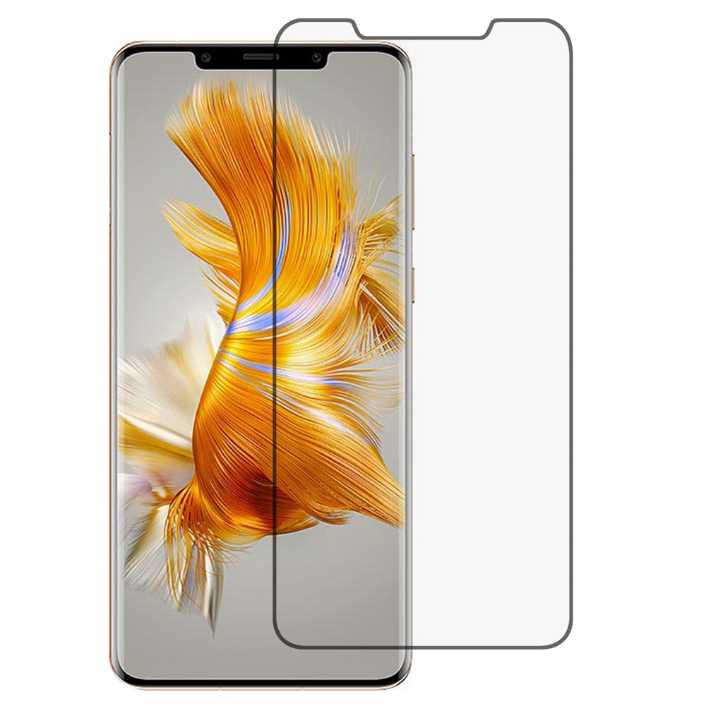 Huawei Mate 50 Pro 4G Böjd Kant Keramisk Kiselkarbid Helskärmsskydd Explosionssäker HD Klar Film