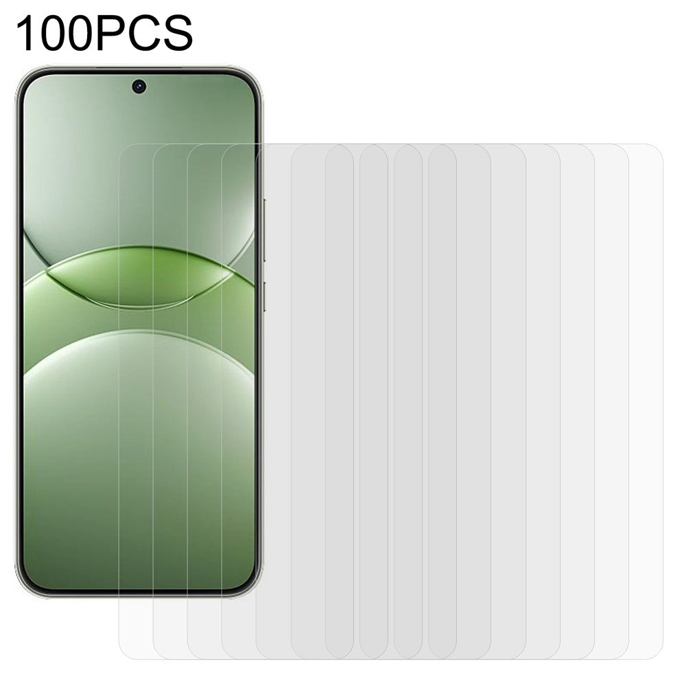 100Pcs For Huawei nova 13 Screen Protector Anti-Scratch Tempered Glass Film (No Package, with Wipes Set, Dust-absorber, Guide Sticker)