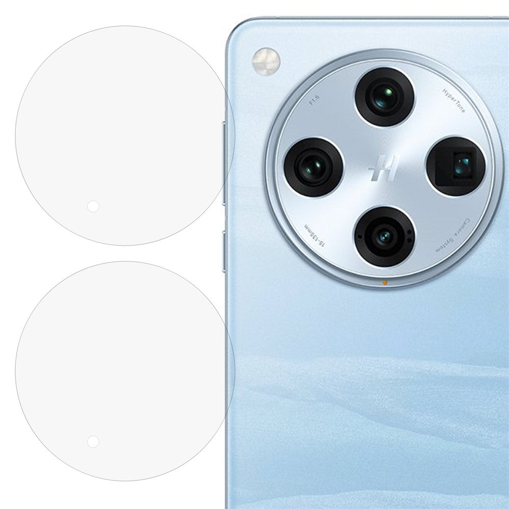 2 stk. til Oppo Find X8 Pro 5G Kameralinsebeskytter Silketrykt Hærdet Glas Baglinsefilm