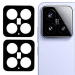2Pcs For Xiaomi 15 Camera Lens Protector Silk Printing Tempered Glass Rear Lens Film