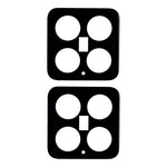 2Pcs For Xiaomi 15 Camera Lens Protector Silk Printing Tempered Glass Rear Lens Film