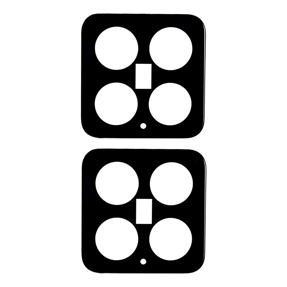 2Pcs For Xiaomi 15 Camera Lens Protector Silk Printing Tempered Glass Rear Lens Film