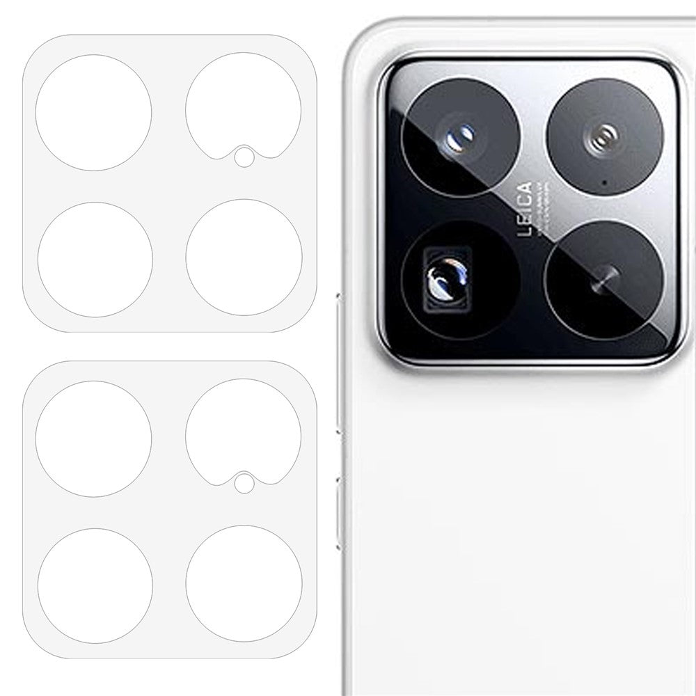2PCS For Xiaomi 15S Pro / 15 Pro Camera Lens Protector 2.5D Tempered Glass Lens Film