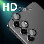 NORTHJO 1 Set For Samsung Galaxy S25 Tempered Glass Camera Lens Film CD Veins Metal Ring Lens Guard