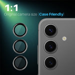 NORTHJO 1 Set For Samsung Galaxy S25 Tempered Glass Camera Lens Film CD Veins Metal Ring Lens Guard