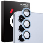 NORTHJO 1 Set For Samsung Galaxy S25 Tempered Glass Camera Lens Film CD Veins Metal Ring Lens Guard
