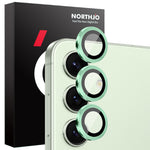 NORTHJO 1 Set For Samsung Galaxy S25 Tempered Glass Camera Lens Film CD Veins Metal Ring Lens Guard