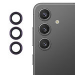 Samsung Galaxy S25 Kameralinsskyddsset Galvaniserad Metall + Härdat Glas Individuell Linsfilm