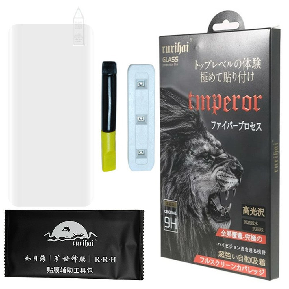 RURIHAI For Honor Magic7 Pro 5G Screen Protector 3D UV Glue High Aluminum-Silicon Glass Film