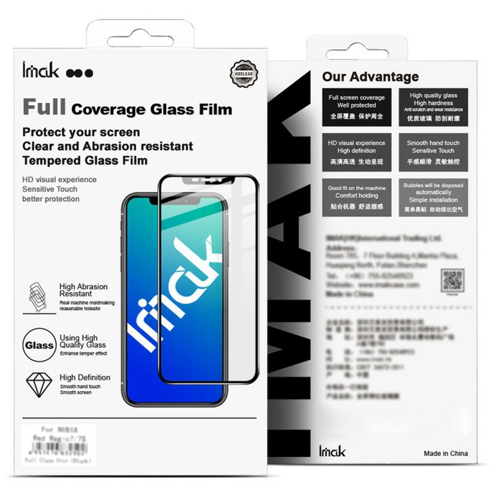 IMAK Pro+ Series For Xiaomi 15 / 15 Custom Edition Tempered Glass Full Screen Protector Sensitive Touch Film