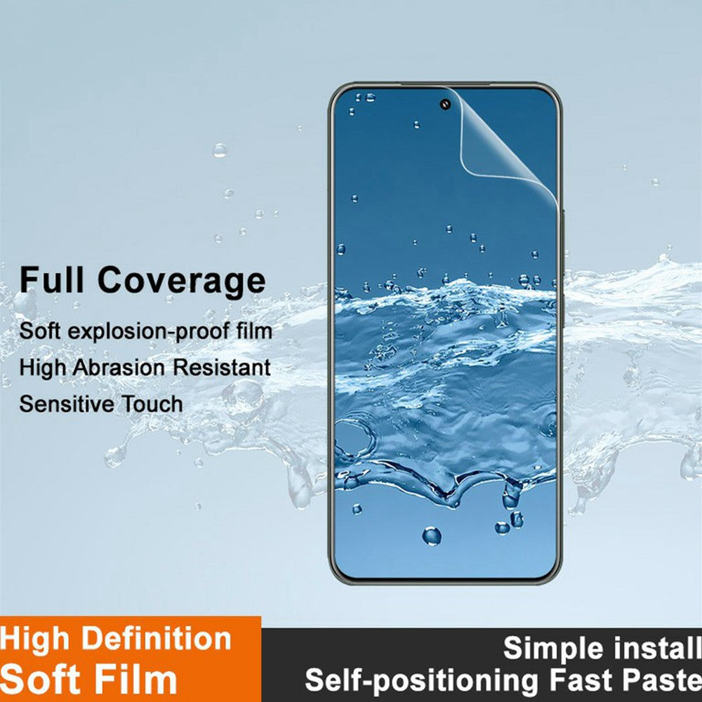IMAK Hydrogel Film 4th Gen for Xiaomi 15S Pro / 15 Pro Full Screen Protector Ultra Clear Soft TPU Film