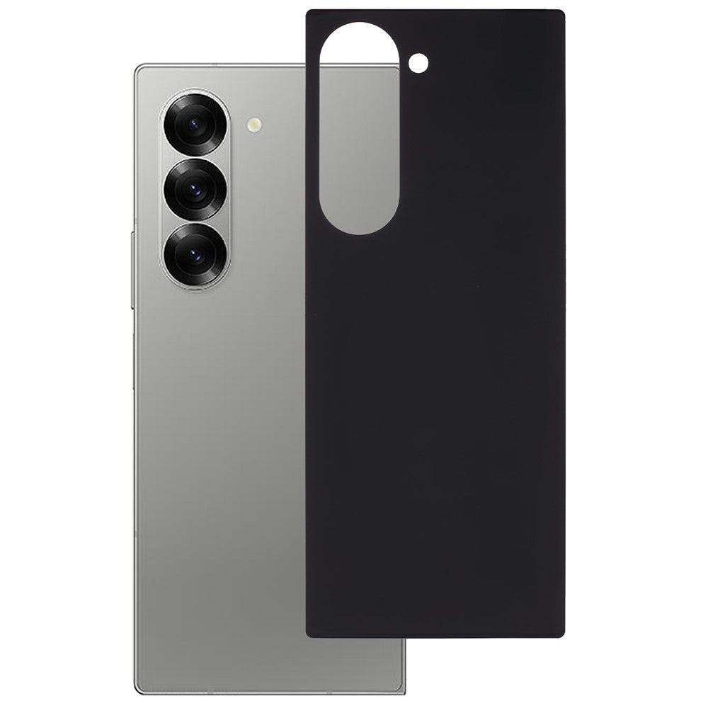 Til Samsung Galaxy Z Fold6 5G Bagsidebeskytter Silketryk Fuldklæbende Komplet Dækning Hærdet Glasfilm