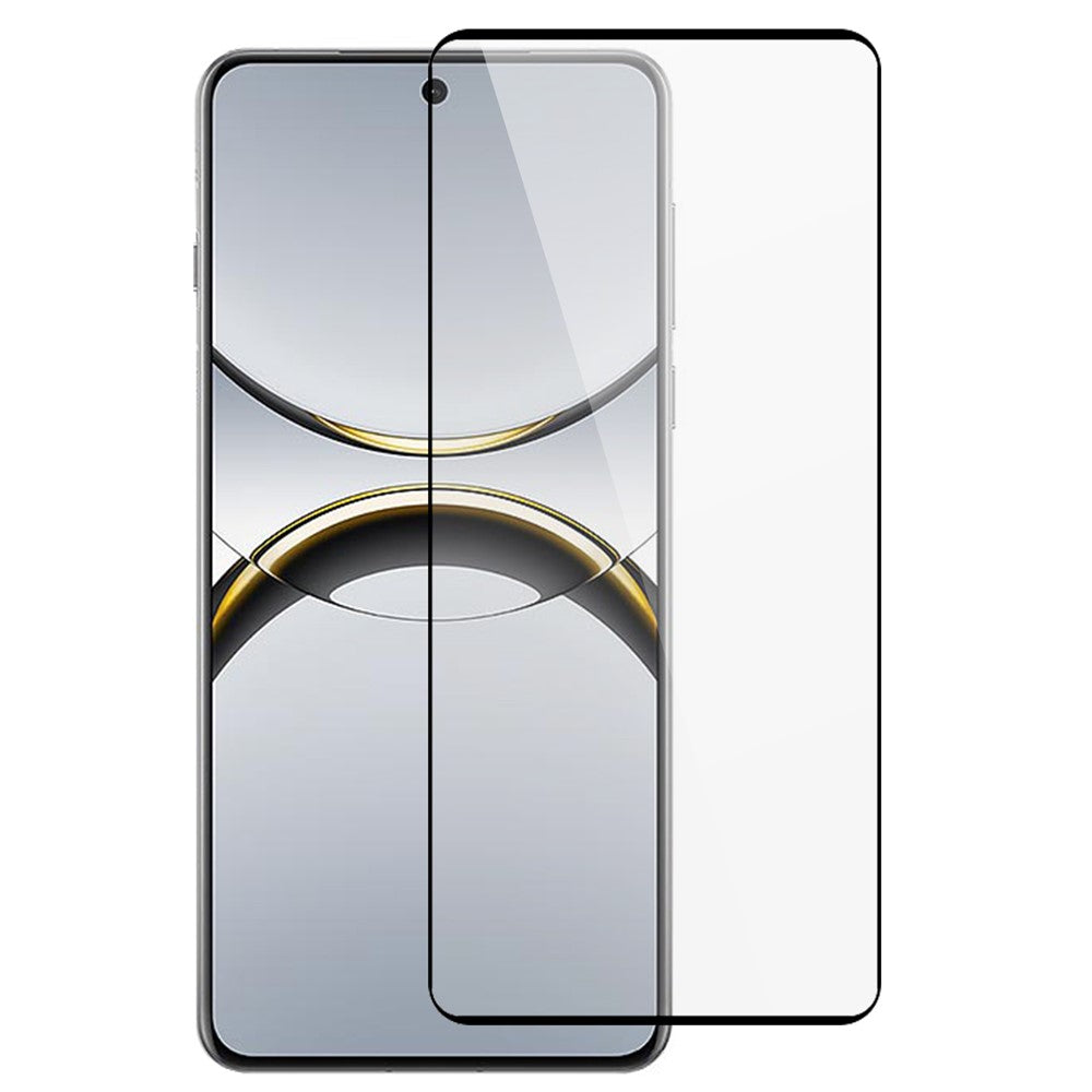 Oppo Reno13 Pro 5G / Find X8 Pro 5G Skärmskydd Sidolim Silkestryck Härdat Glas Film Stöder Fingeravtryckslåsning
