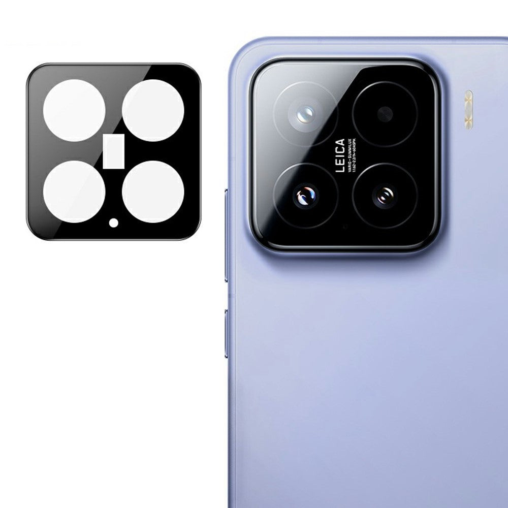 IMAK For Xiaomi 15 / 15 Custom Edition Camera Lens Protector Tempered Glass HD Clear Lens Film (Black Version)