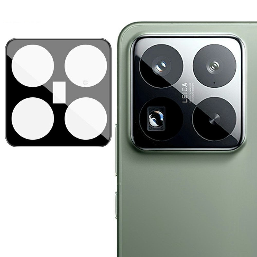 IMAK For Xiaomi 15S Pro / 15 Pro Camera Lens Protector Tempered Glass HD Clear Lens Film (Black Version)