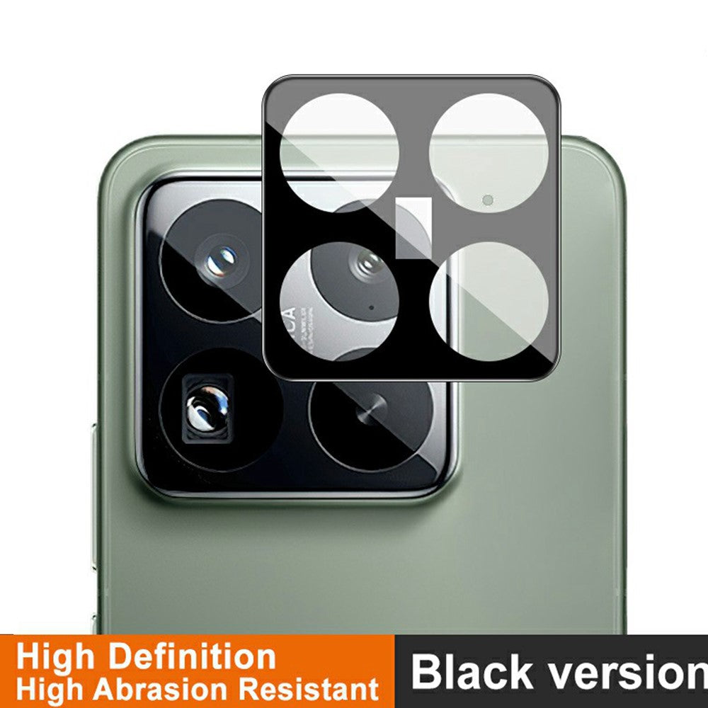 IMAK For Xiaomi 15S Pro / 15 Pro Camera Lens Protector Tempered Glass HD Clear Lens Film (Black Version)