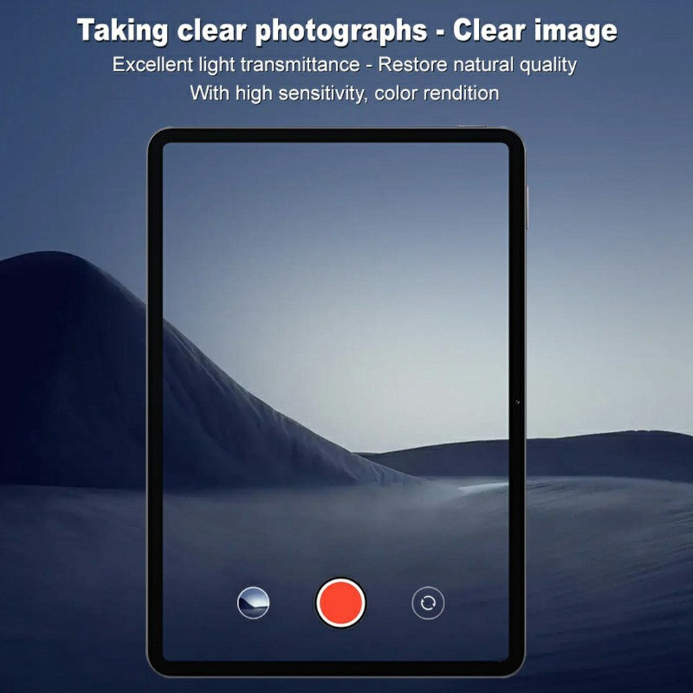 IMAK For Xiaomi Pad 7 Pro / Pad 7 Camera Lens Protector Tempered Glass HD Clear Lens Film (Black Version)