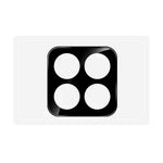 For Xiaomi Pad 7 / Pad 7 Pro Tempered Glass Lens Protector Black Silk Printing Camera Lens Film