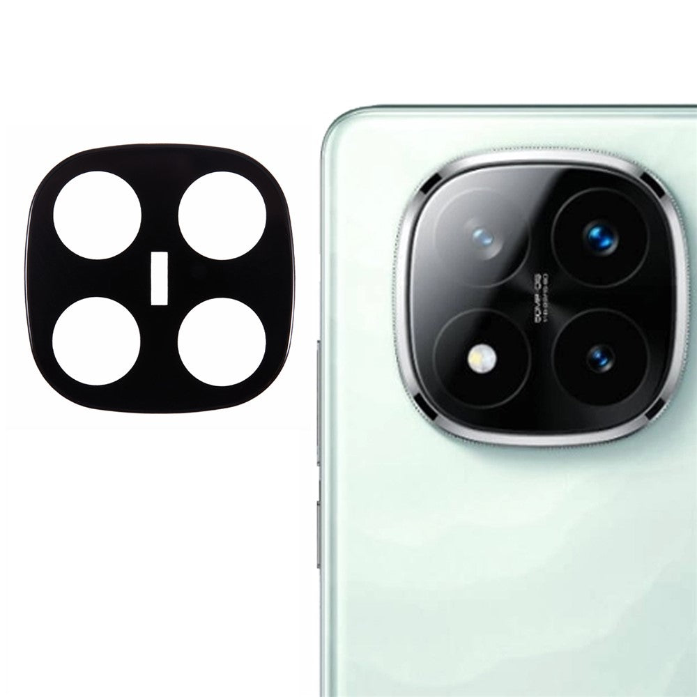 For Xiaomi Redmi Note 14 Pro+ 5G Tempered Glass Lens Protector Silk Printing Camera Lens Film