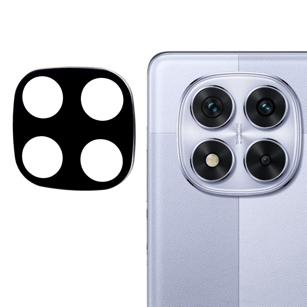 For Xiaomi Redmi Note 14 Pro 5G / Poco X7 5G Tempered Glass Lens Protector Silk Printing Camera Lens Film