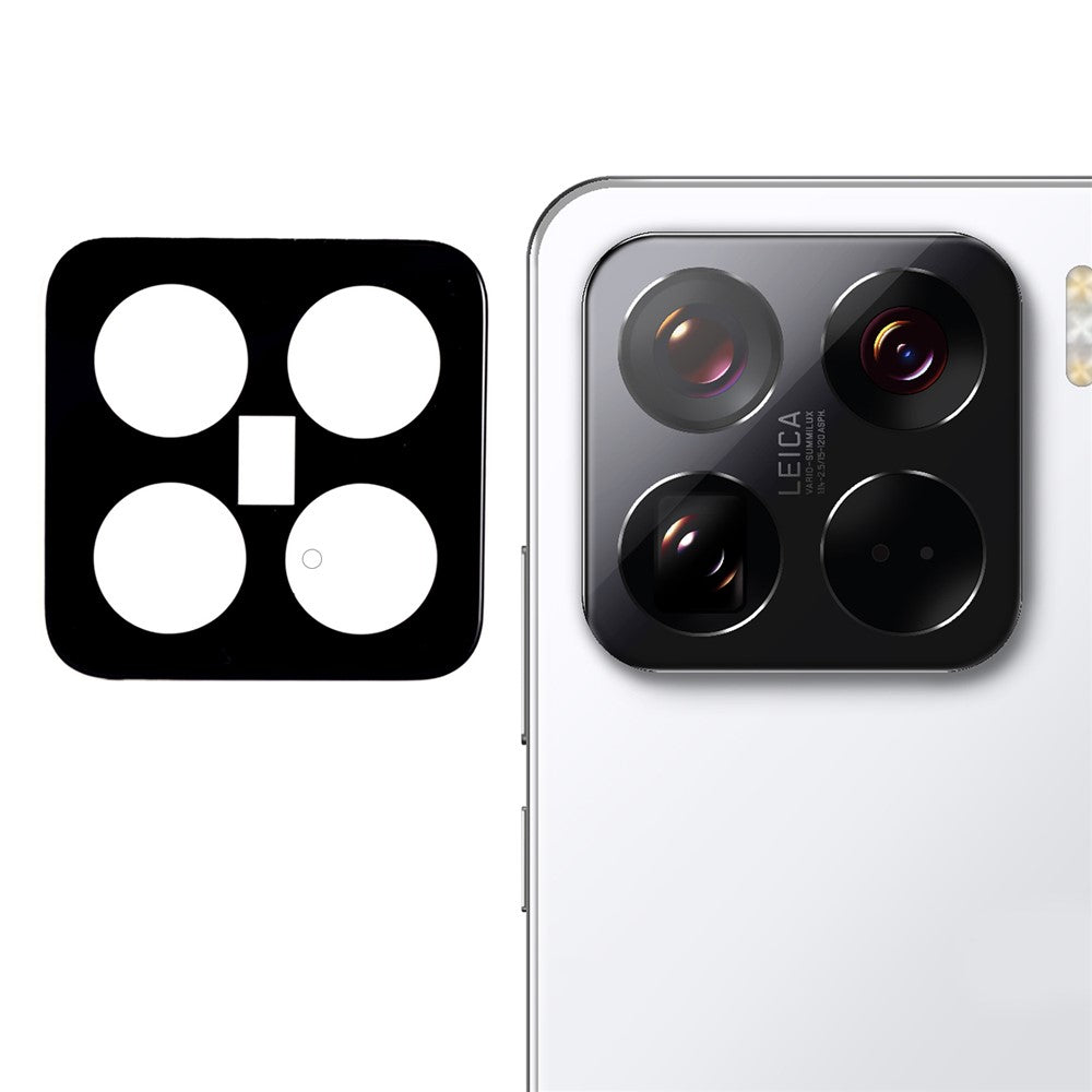 For Xiaomi 15 Pro Tempered Glass Lens Protector Silk Printing Camera Lens Film