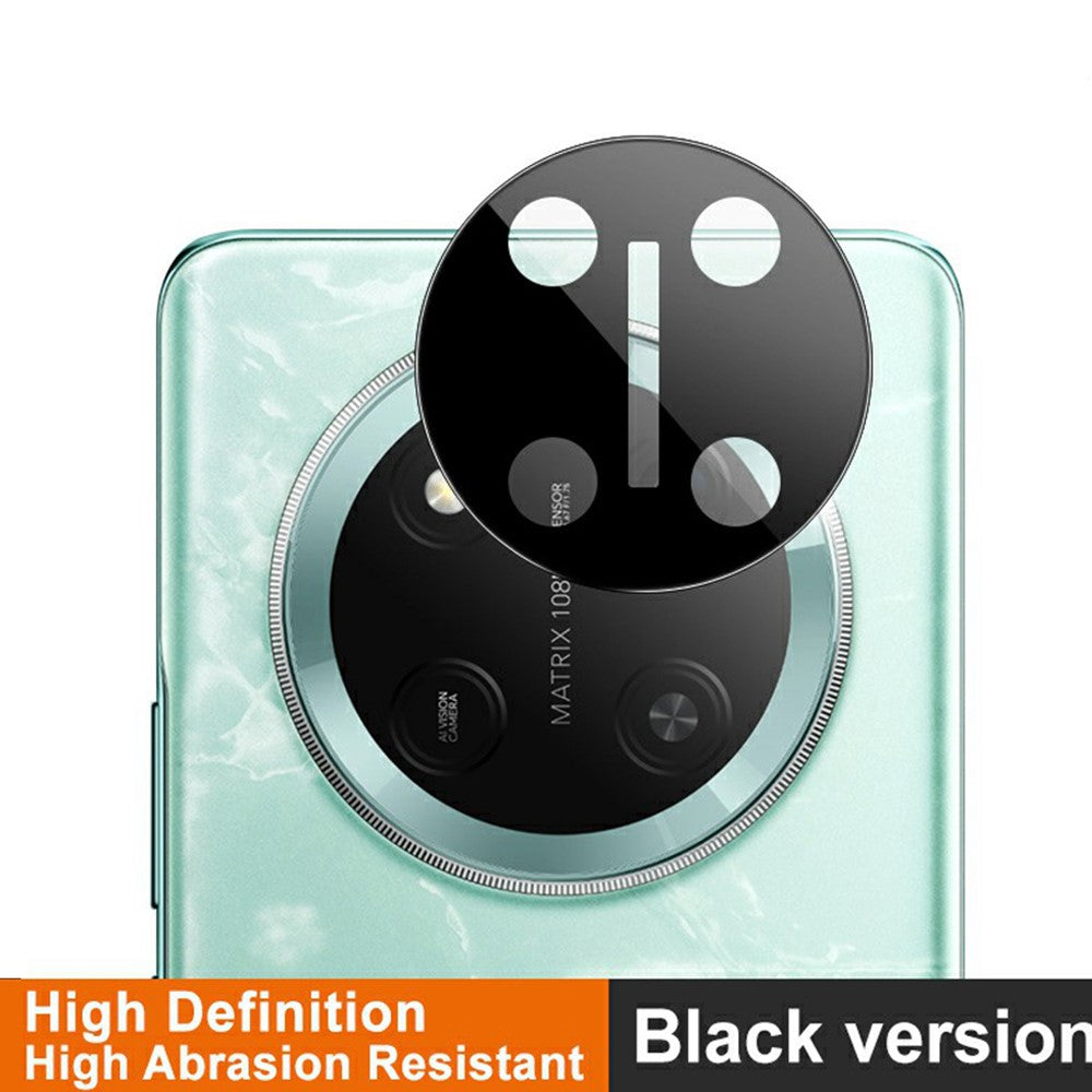 IMAK For Honor Magic7 Lite 5G / X9c 5G / X60 Pro 5G Camera Lens Protector Tempered Glass HD Clear Lens Film (Black Version)