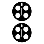 2Pcs For Honor Magic7 5G Camera Lens Protector Silk Printing Tempered Glass Rear Lens Film