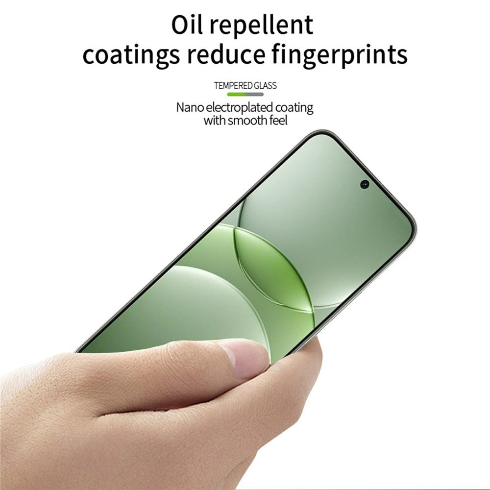 PINWUYO JK 3D hærdet glasfilm Series-2 til Huawei Nova 13 5G, klar skærmbeskyttelse (fingeraftrykslåsning)