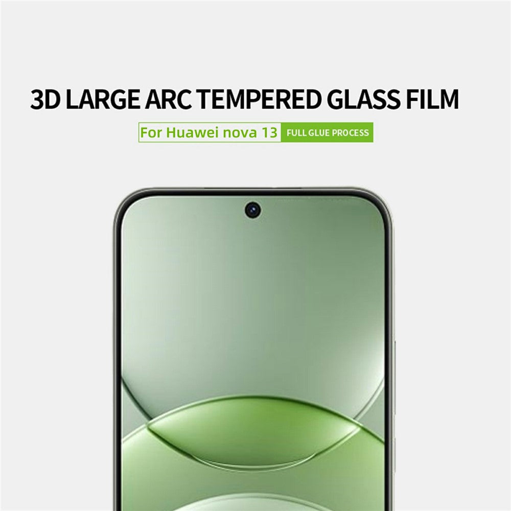 PINWUYO JK 3D hærdet glasfilm Series-2 til Huawei Nova 13 5G, klar skærmbeskyttelse (fingeraftrykslåsning)