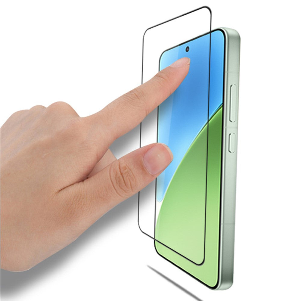 MOCOLO skärmskydd för Xiaomi 15, splitterskyddande silkestryckt härdat glas