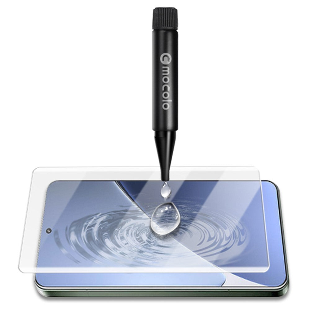 MOCOLO För Xiaomi 15 Pro Skärmskydd Härdat Glas UV Flytande Film 3D Böjd Heltäckande