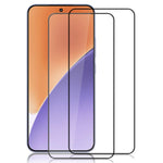 AMORUS 2Pcs For Xiaomi 15 Screen Protector Shatterproof Silk Printing Tempered Glass Film