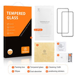 AMORUS 2Pcs For Xiaomi 15 Screen Protector Shatterproof Silk Printing Tempered Glass Film
