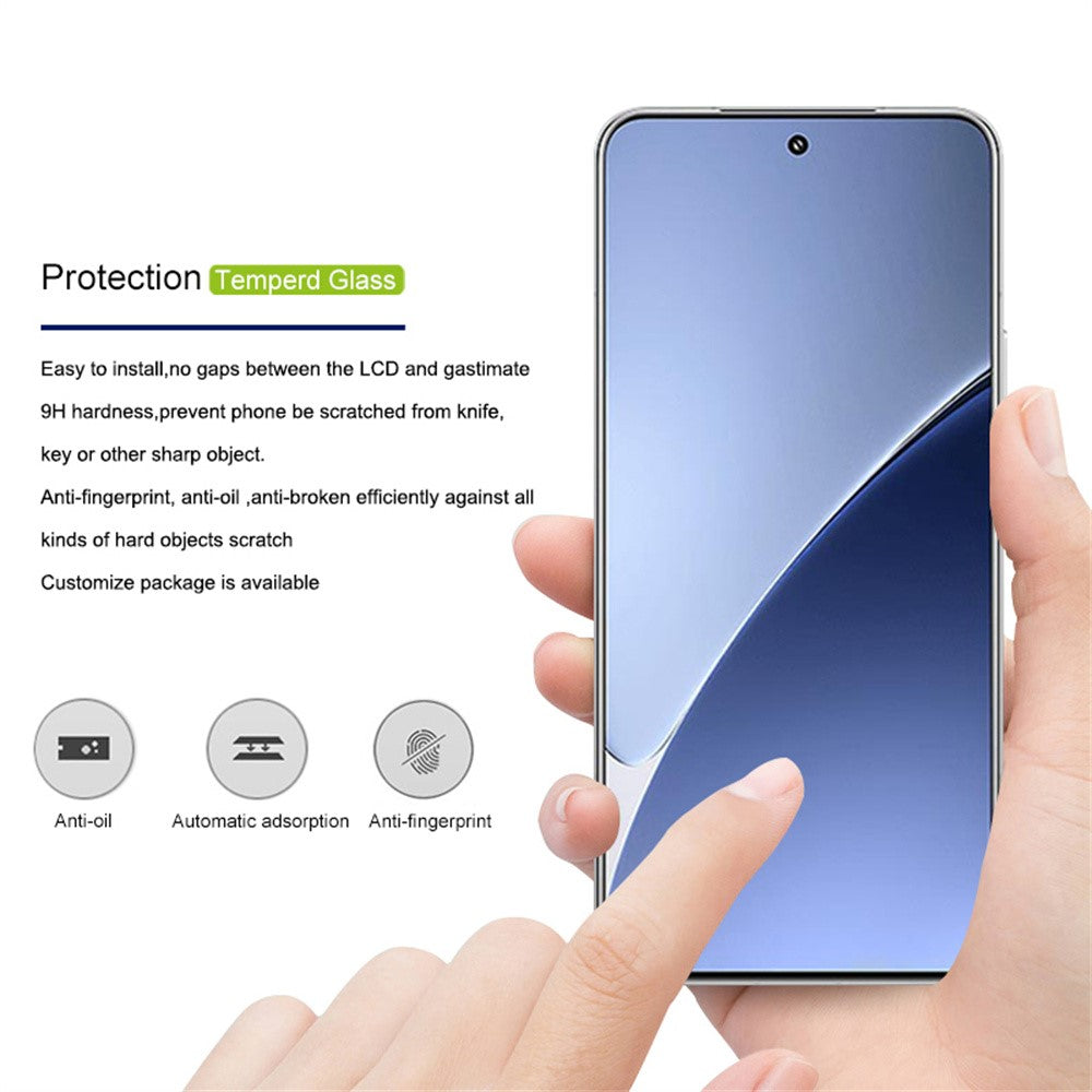 MOCOLO För Xiaomi 15 Pro Skärmskydd 3D Böjd Härdat Glasfilm