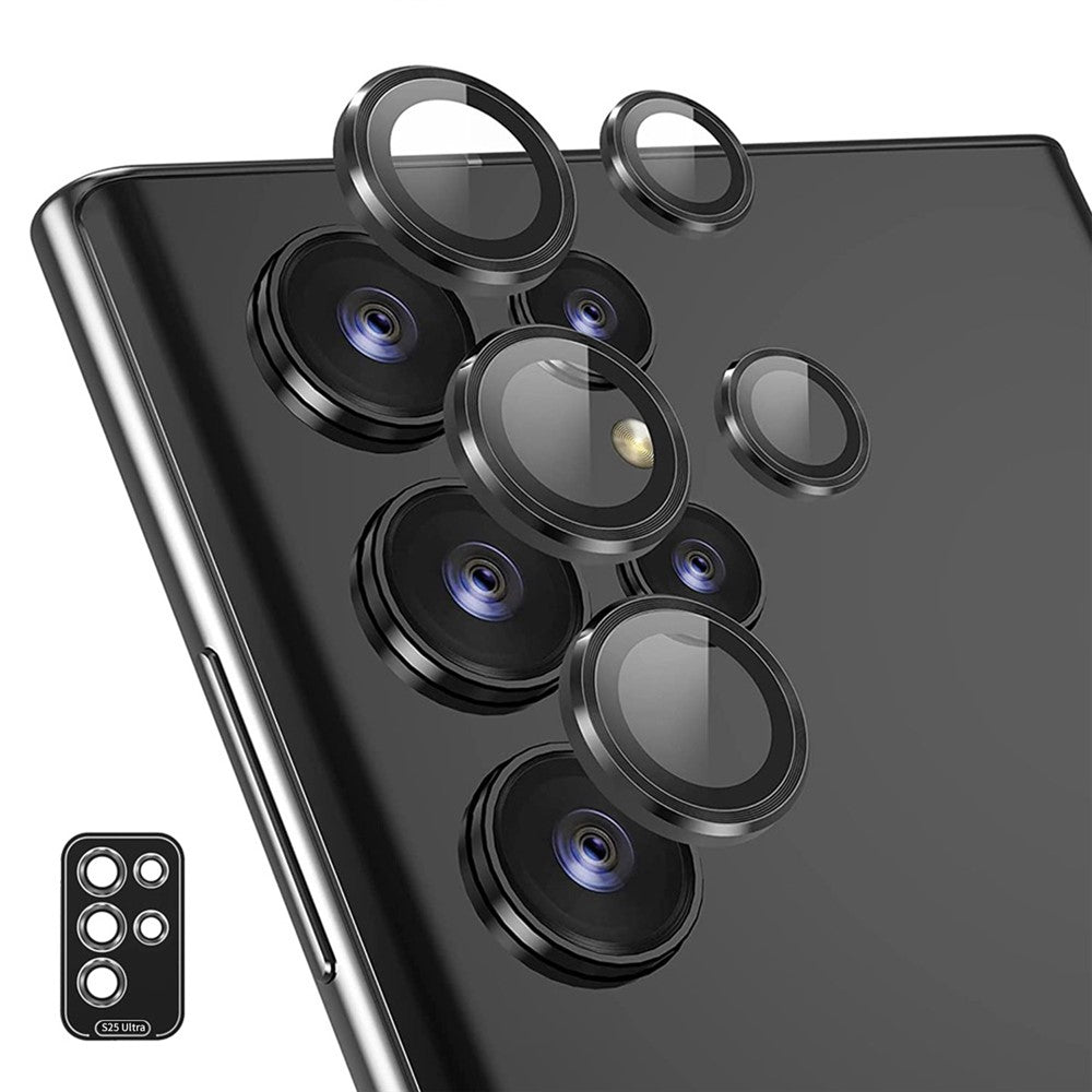 ENKAY HAT PRINCE For Samsung Galaxy S25 Ultra Camera Lens Protector  Metal Ring Lens Film