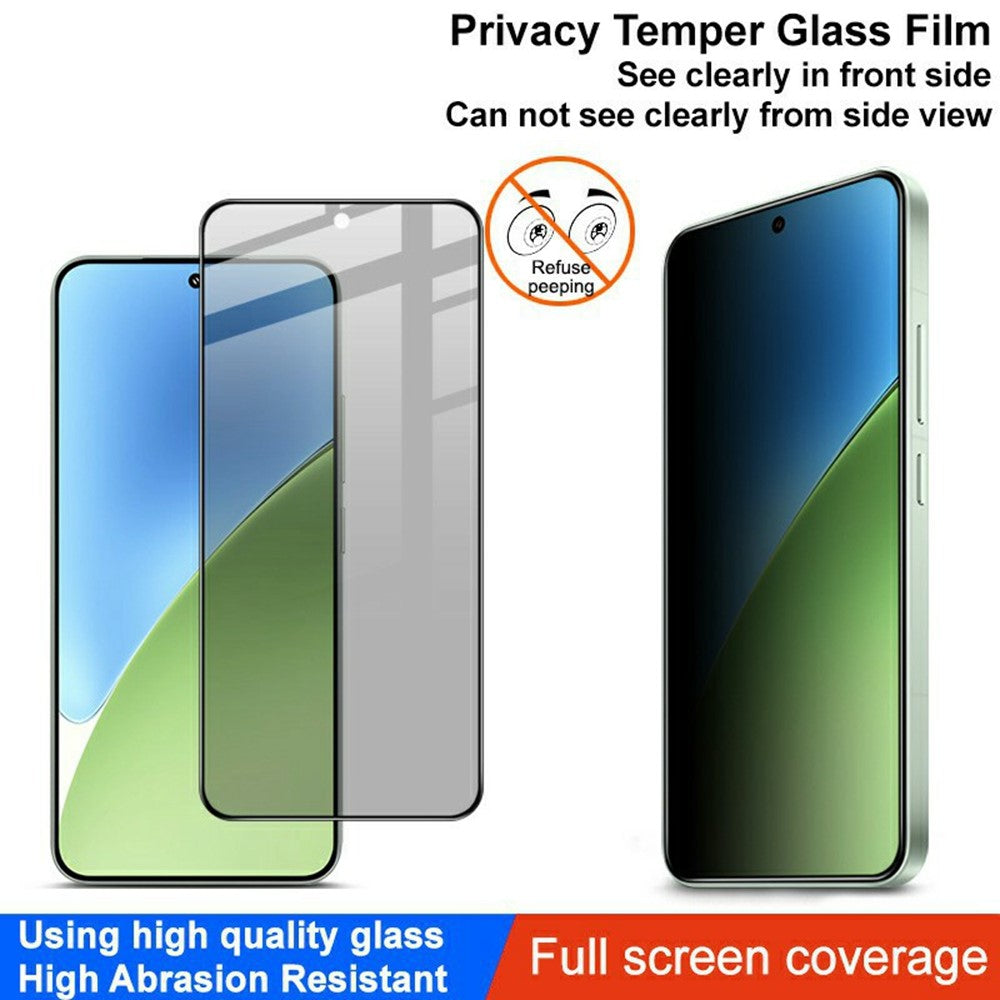 IMAK For Xiaomi 15 / 15 Custom Edition Anti-Peep Tempered Glass Screen Protector Full Coverage