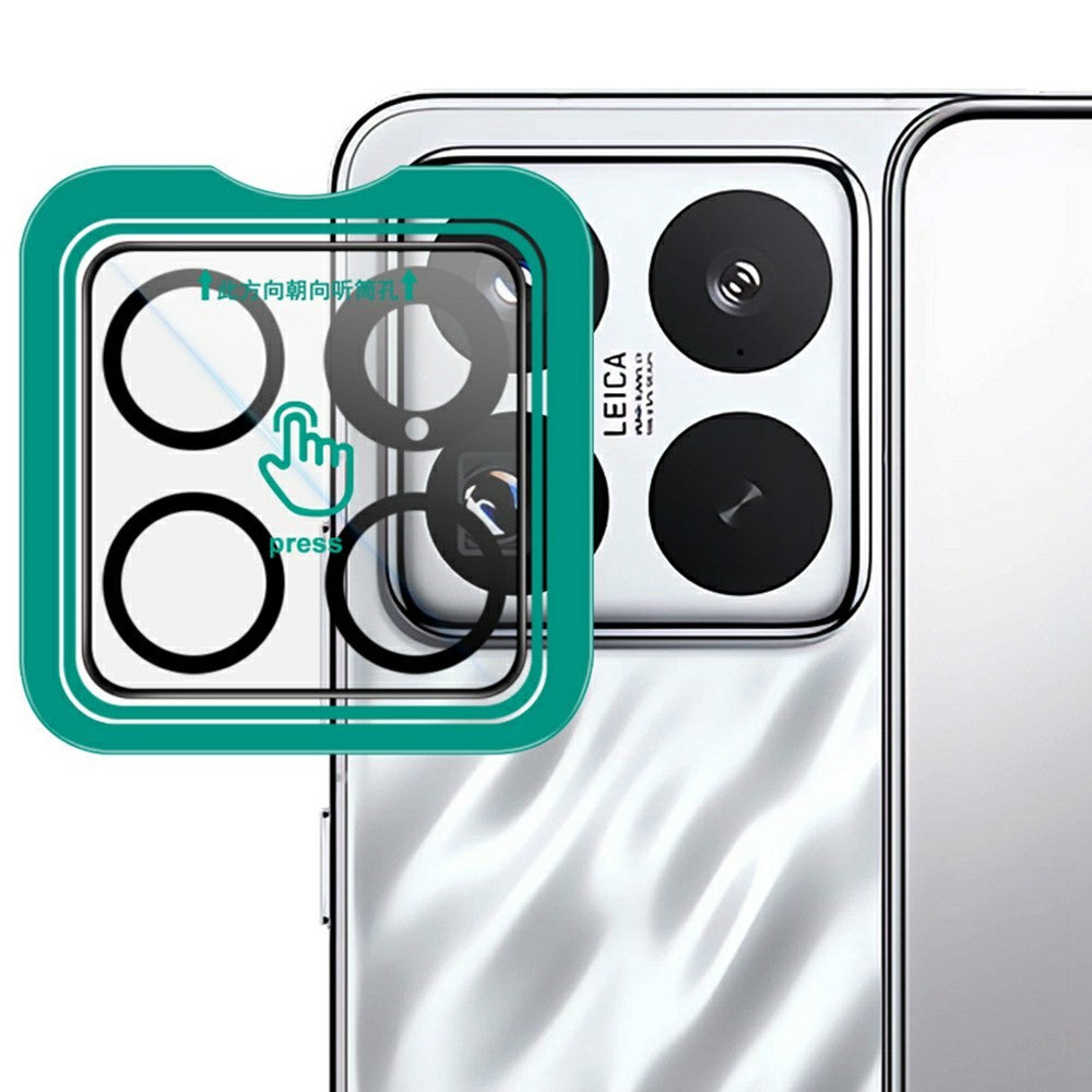 IMAK For Xiaomi 15S Pro / 15 Pro Camera Lens Protector Tempered Glass Lens Film with Self-Positioning Frame