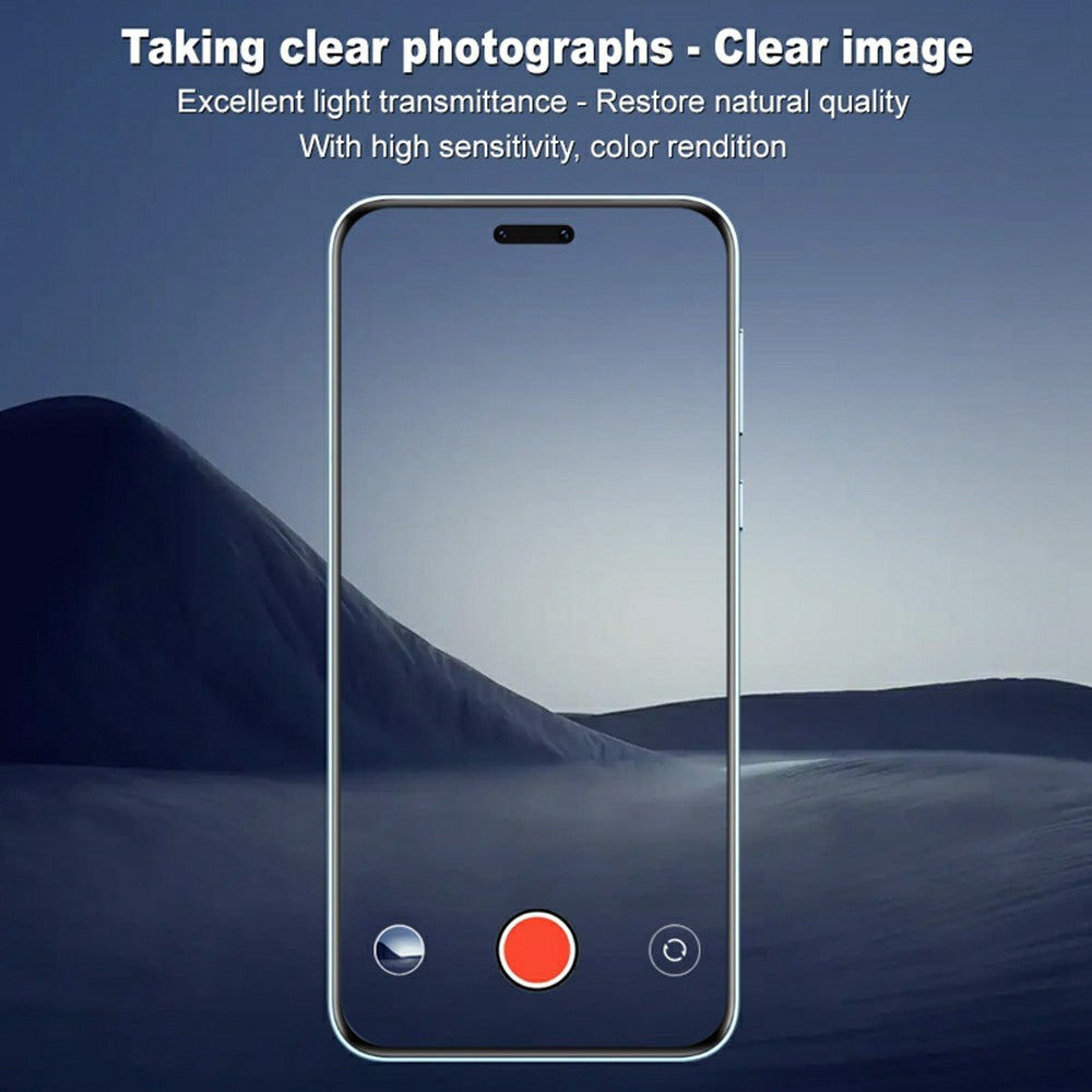 IMAK For Honor Magic7 Pro 5G Camera Lens Protector Tempered Glass HD Clear Lens Film (Black Version)